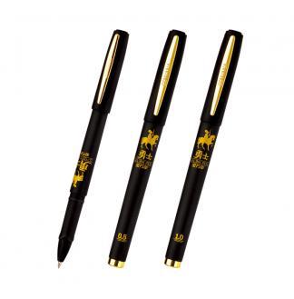 勇士大容量1.0MM子弹配RS14系列芯拔帽中性笔