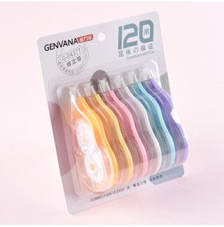 经典型PET带芯6支装20mX5mm修正带