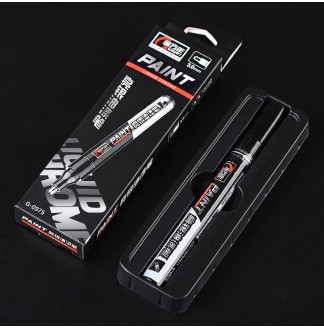 亮银金属镜面高光镀铬粗划油漆笔