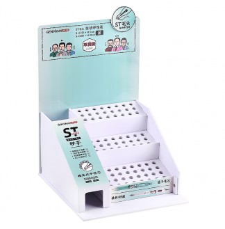 新青年按动笔雪弗板展架