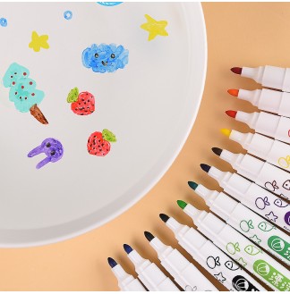 漂浮笔水浮画12色套装可擦白板笔