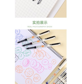 雅字笔软头直液式秀丽笔极细5色