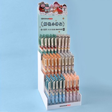 1371架装3层108孔笔架(配144支笔)