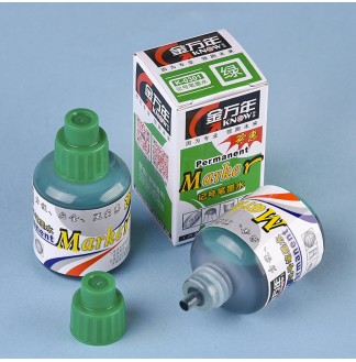圆筒直瓶20ml记号笔墨水-绿色