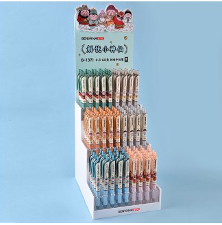 1371架装3层108孔笔架(配144支笔)