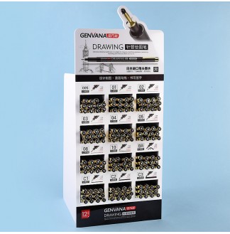 针管专业勾线笔全线幅144支架装