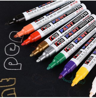 优能粗划大号铝管油漆笔