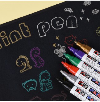 优能粗划大号铝管油漆笔