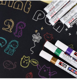 优能粗划大号铝管油漆笔