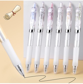 万品荟学霸搭子斑马芯大容量CS珠头0.5中性笔