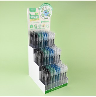 万品荟宝光笔斑马芯大容量子弹头0.4中性笔