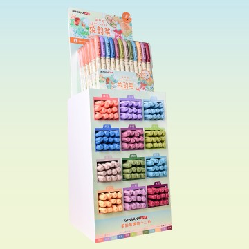 柔韵笔国韵色12色架装