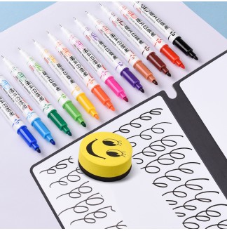 可擦细头白板笔